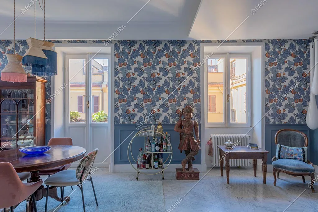 Sala dell'appartamento Zambesi, location in stile eclettico a Roma