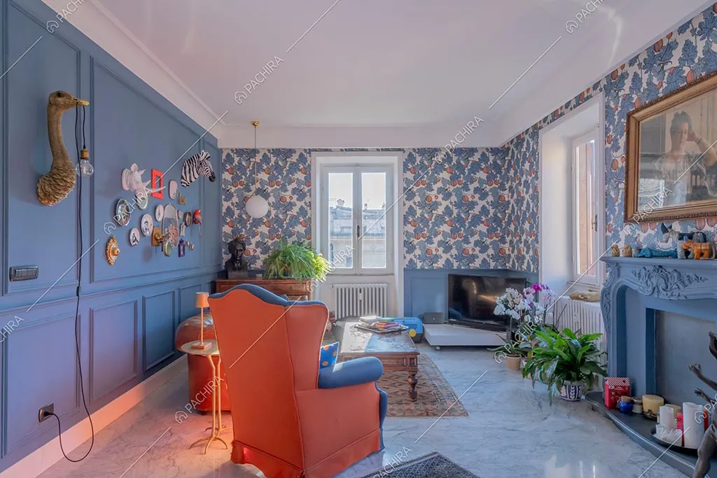 Sala dell'appartamento Zambesi, location in stile eclettico a Roma