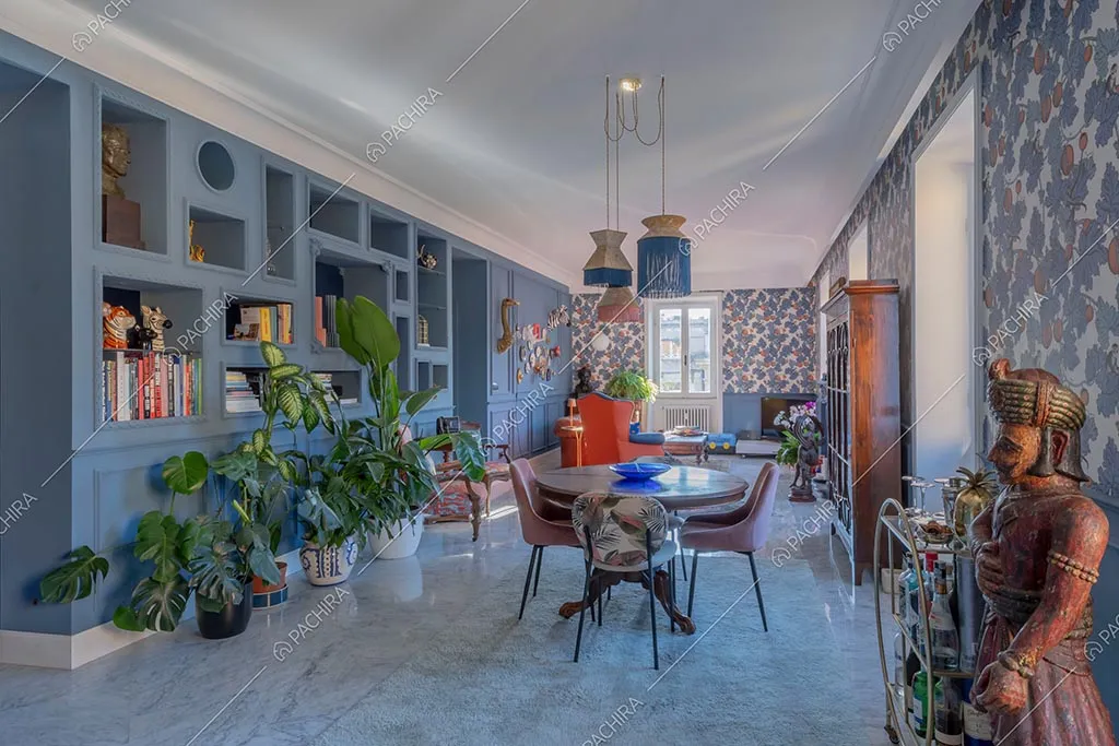 Sala dell'appartamento Zambesi, location in stile eclettico a Roma