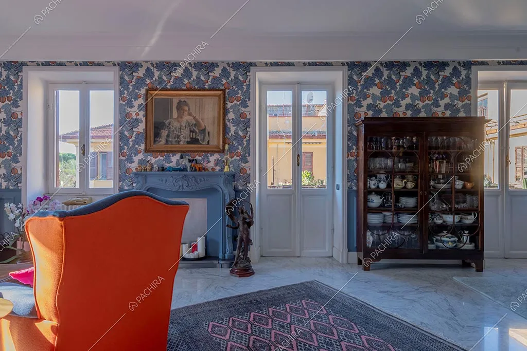Sala dell'appartamento Zambesi, location in stile eclettico a Roma