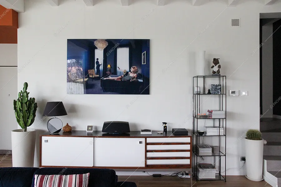 Sala della villa Garnet, location in stile contemporaneo a Milano