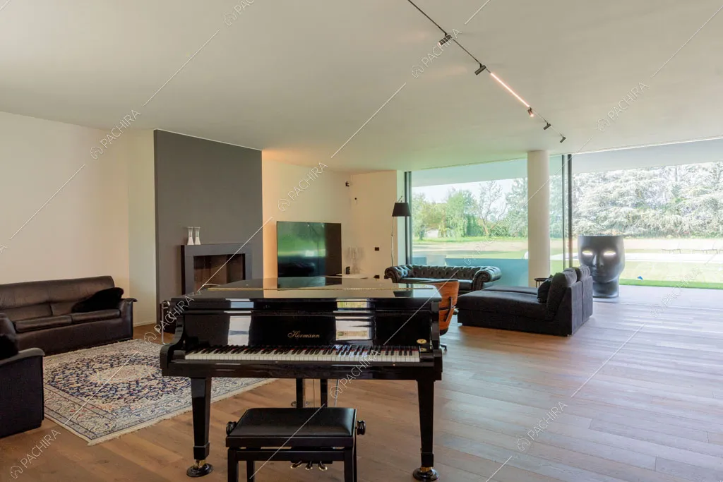 Sala della villa Larimar, location in stile contemporaneo a Monza