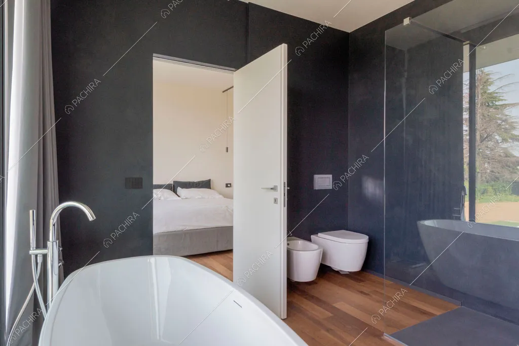 Bagno della villa Larimar, location in stile contemporaneo a Monza