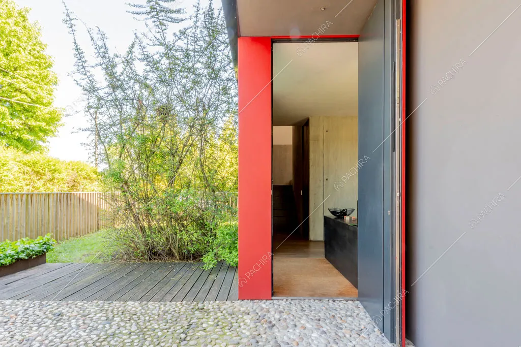 Esterni della villa Yukon, location in stile contemporaneo a Pavia