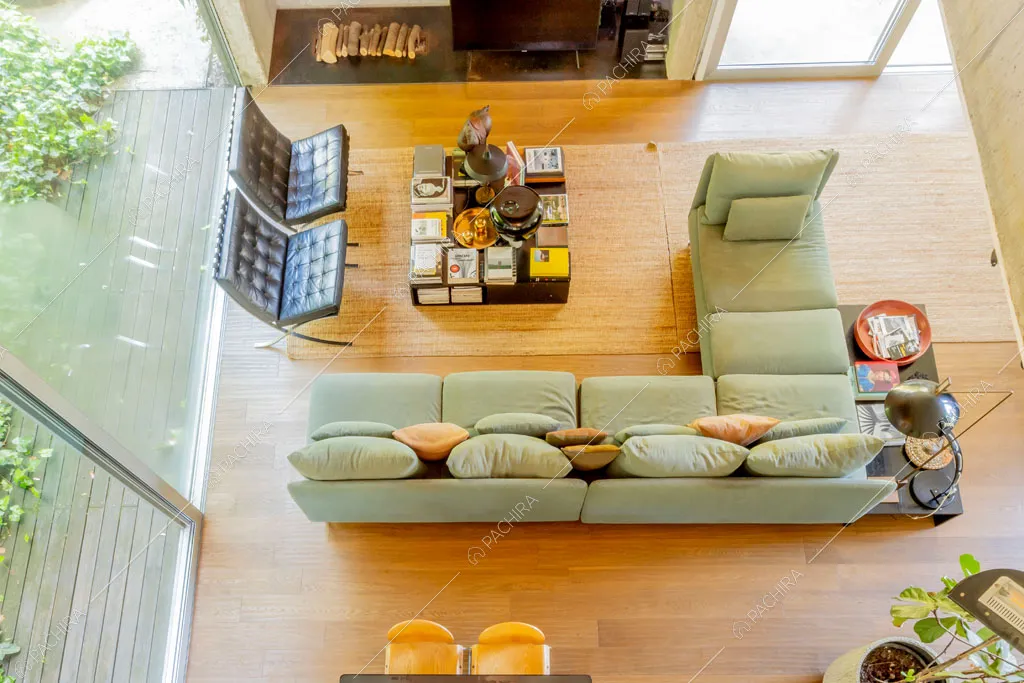Sala della villa Yukon, location in stile contemporaneo a Pavia