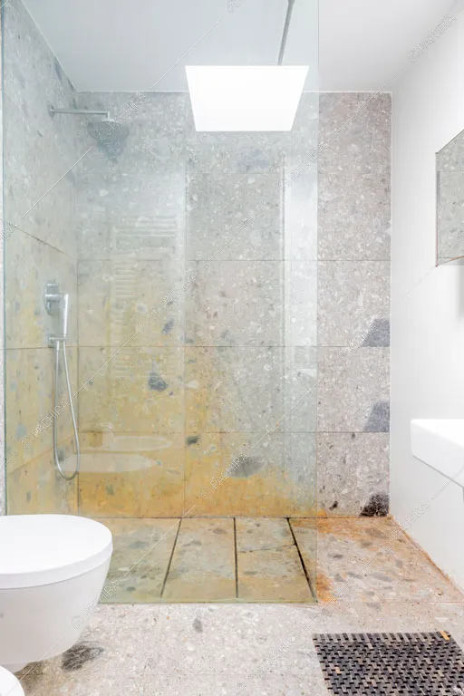 Bagno della villa Yukon, location in stile contemporaneo a Pavia