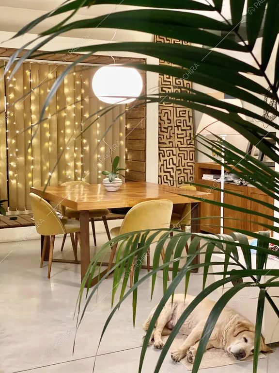 Sala da pranzo della villa Rila, location in stile contemporaneo a Forlì Cesena