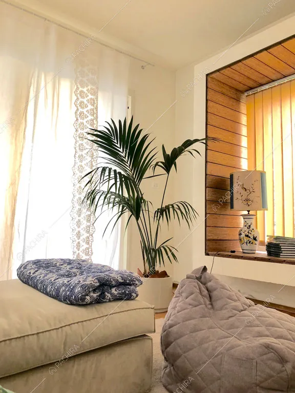 Camera della villa Rila, location in stile contemporaneo a Forlì Cesena
