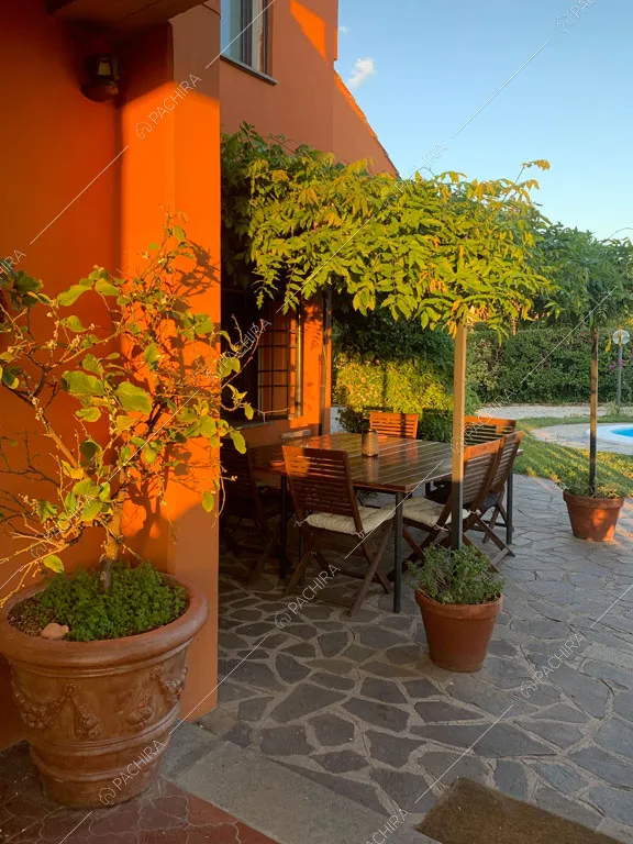 Giardino della villa Pelargonio, location in stile moderno a Roma