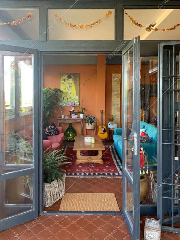 Ingresso della villa Pelargonio, location in stile moderno a Roma