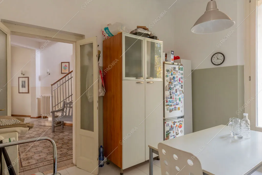 Cucina della villa Oglio, location in stile moderno a Milano