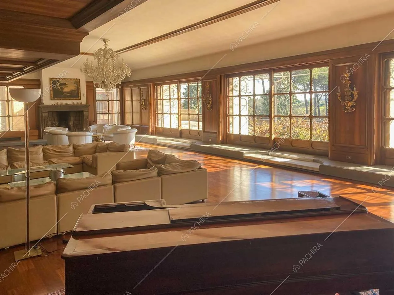 Sala della villa Anastase, location in stile classico a Roma