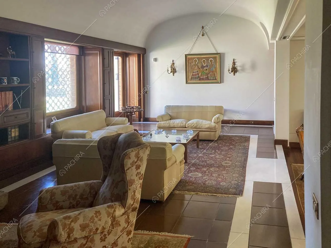 Salotto della villa Anastase, location in stile classico a Roma