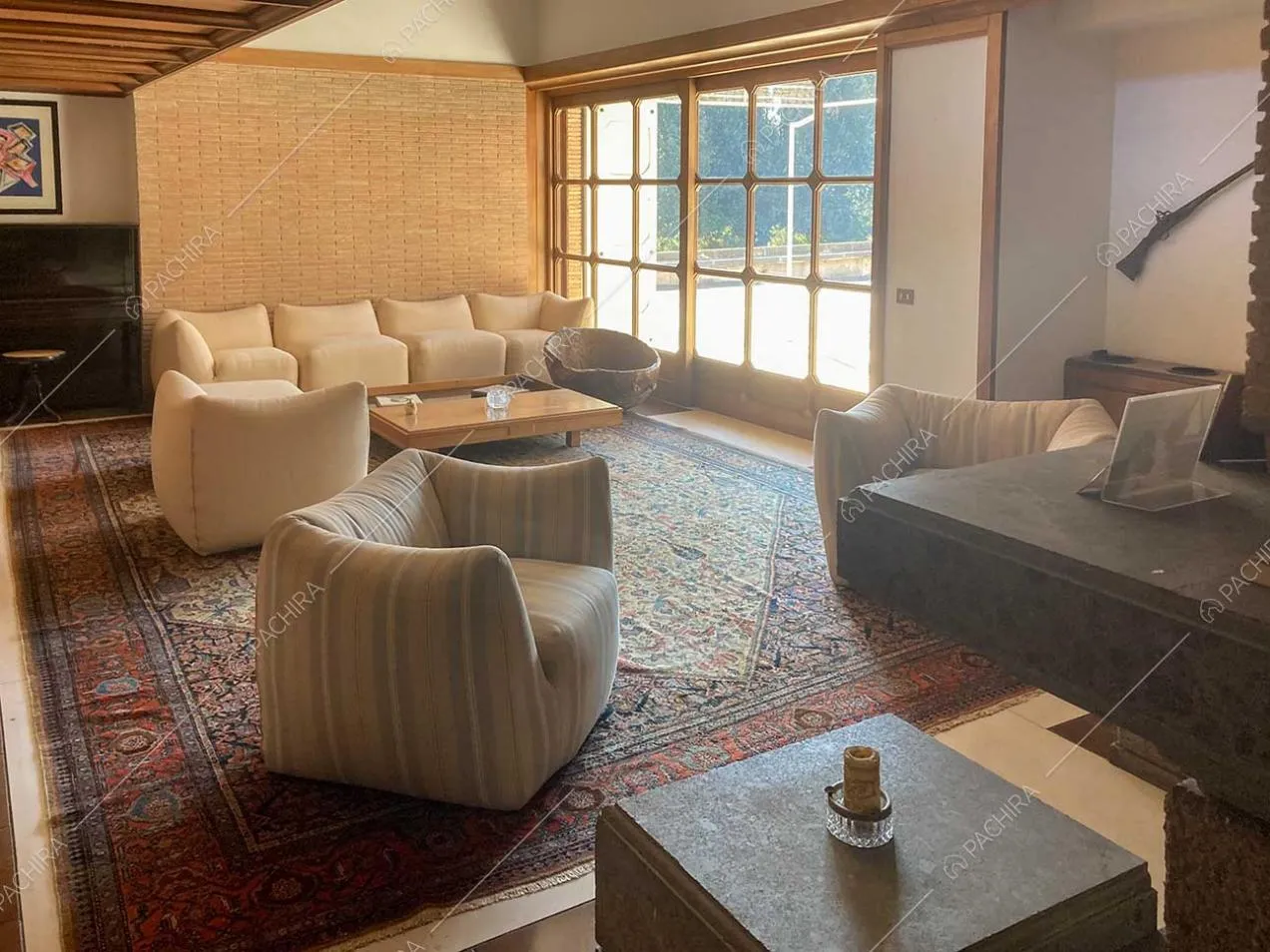 Salotto della villa Anastase, location in stile classico a Roma