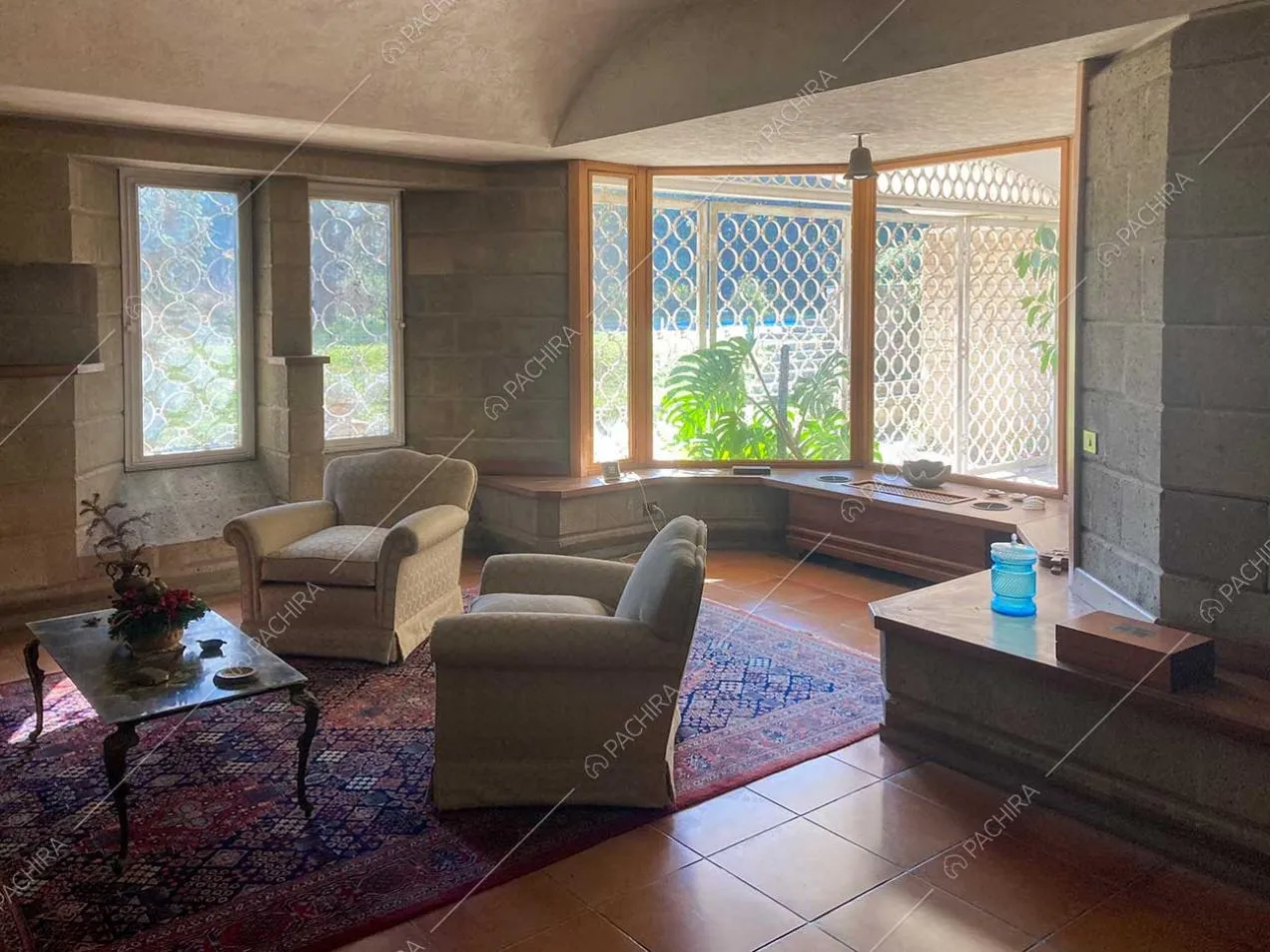 Salotto della villa Anastase, location in stile classico a Roma