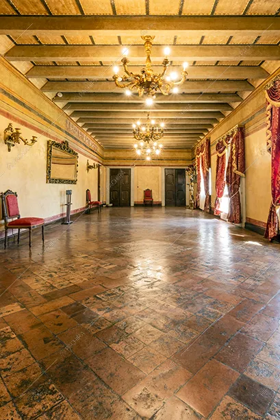 Sala della villa Darjeeling, location in stile classico a Brescia