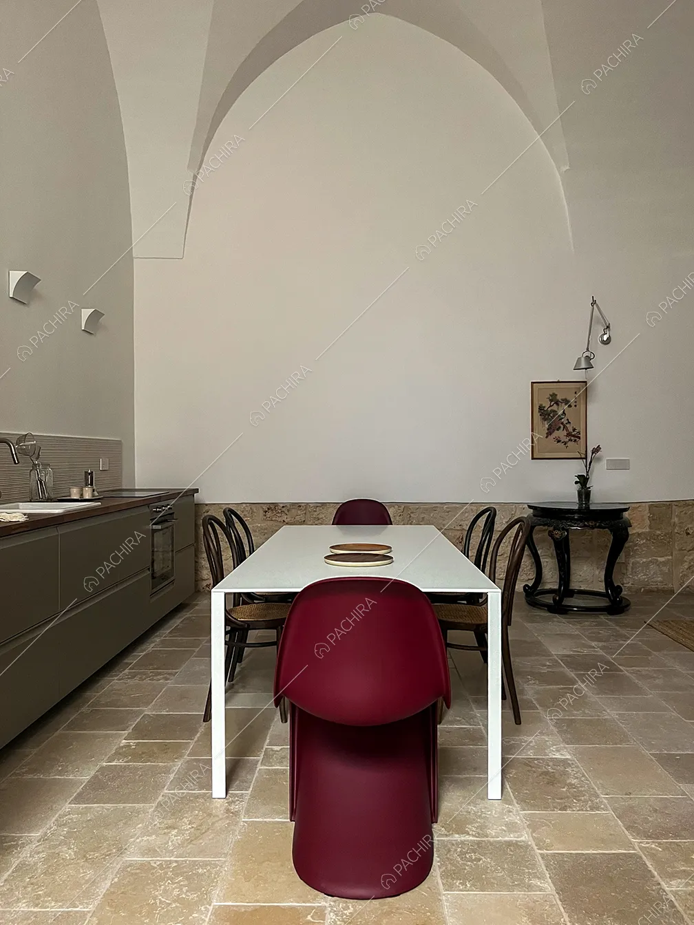 Zona living della dimora storica Evros, location in stile contemporaneo a Lecce