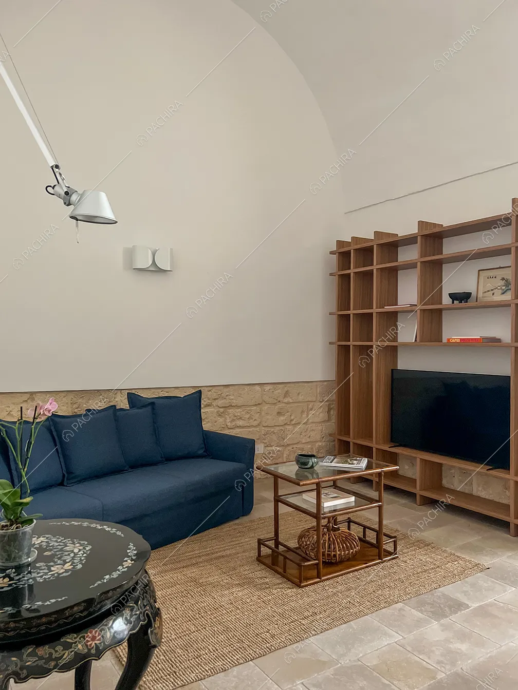 Salotto della dimora storica Evros, location in stile contemporaneo a Lecce