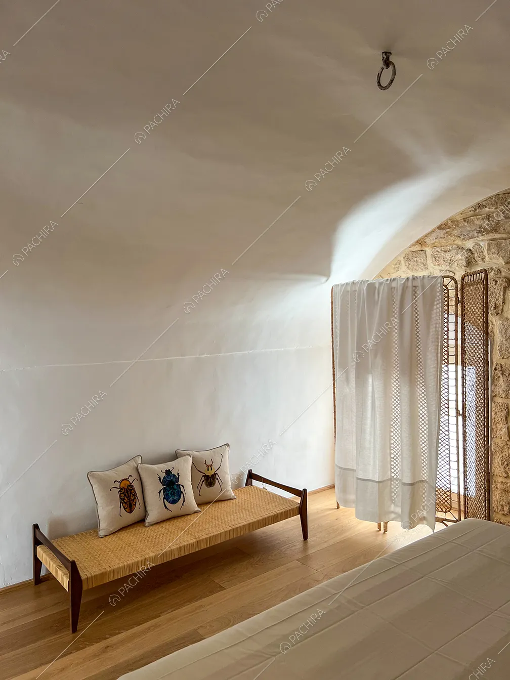 Camera da letto della dimora storica Evros, location in stile contemporaneo a Lecce