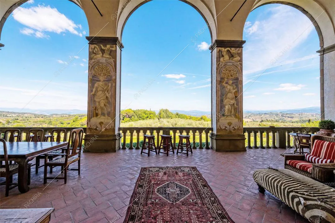 Terrazza della villa Elba, location in stile classico a Firenze