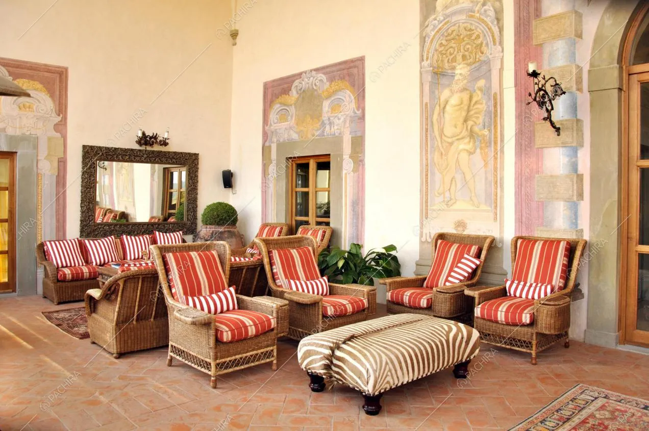 Salotto della villa Elba, location in stile classico a Firenze