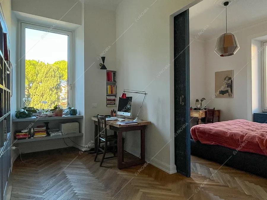 Studio dell'appartamento Sile, location in stile contemporaneo a Roma