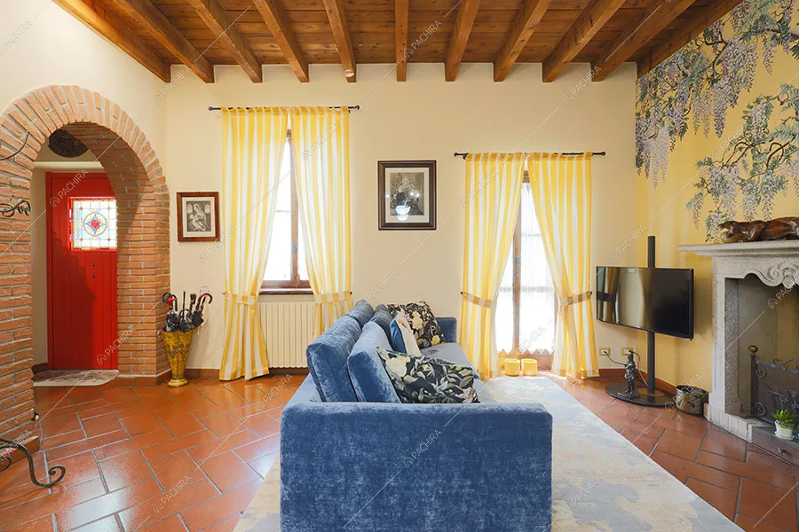 Sala della cascina Spluga, location in stile rustico a Milano