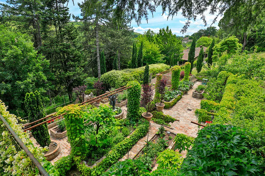 Esterni della villa Psillio, location in stile moderno a Bologna