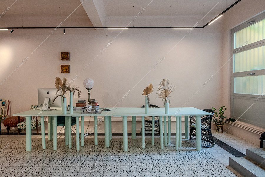 Sala dell'espositivo Magdalena, location in stile vintage per shooting a Milano