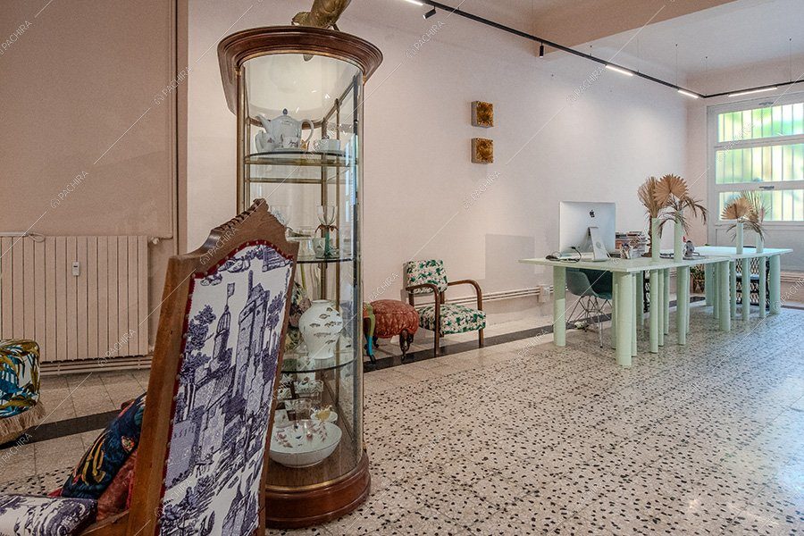 Sala dell'espositivo Magdalena, location in stile vintage per shooting a Milano