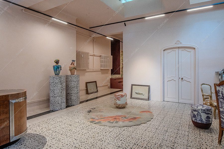 Sala dell'espositivo Magdalena, location in stile vintage per shooting a Milano