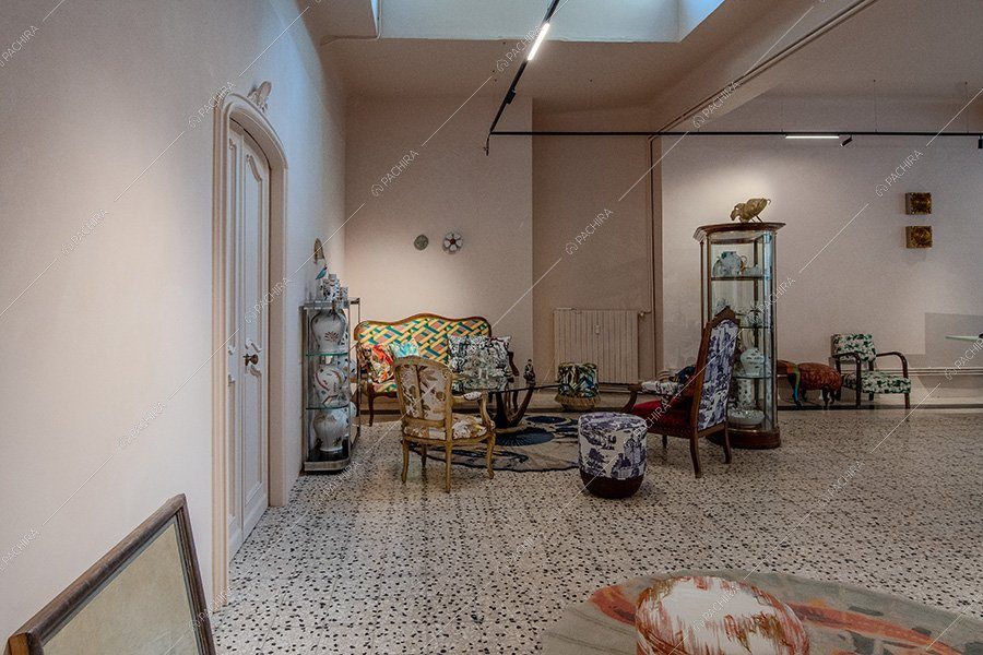 Sala dell'espositivo Magdalena, location in stile vintage per shooting a Milano
