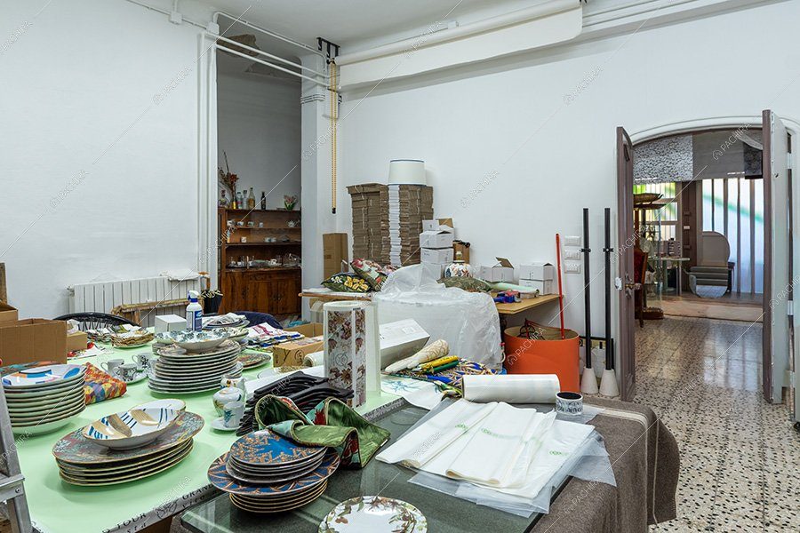 Sala dell'espositivo Magdalena, location in stile vintage per shooting a Milano