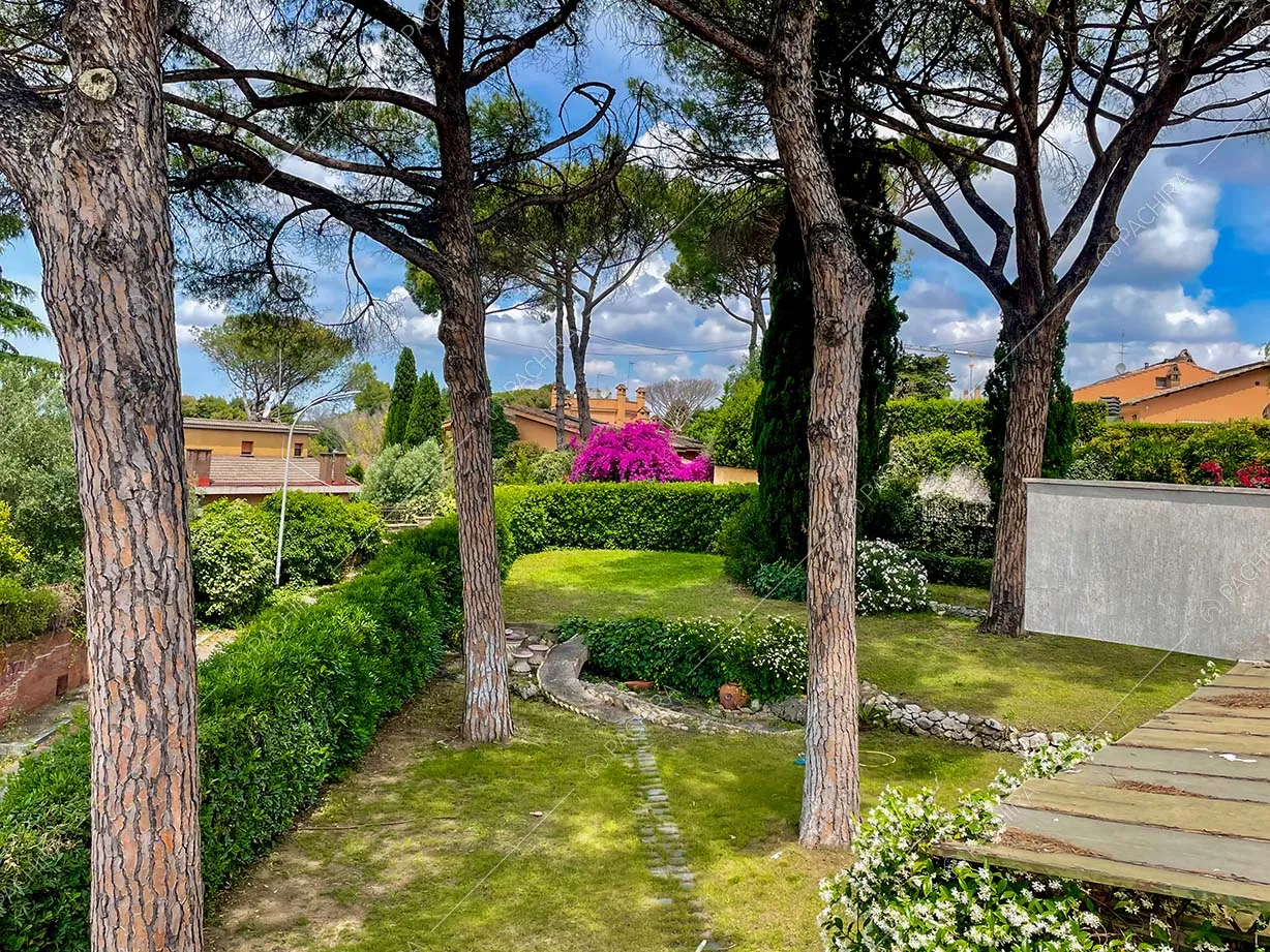 Giardino della villa Apatite, location in stile classico a Roma
