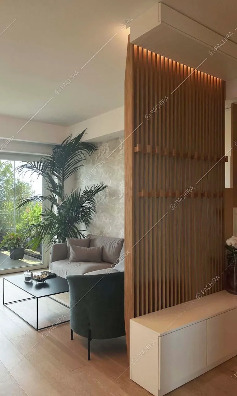 Sala dell'appartamento Gesso, location in stile contemporaneo a Roma