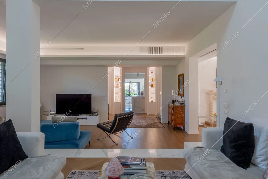 Sala della villa Orinoco, location in stile contemporaneo a Roma