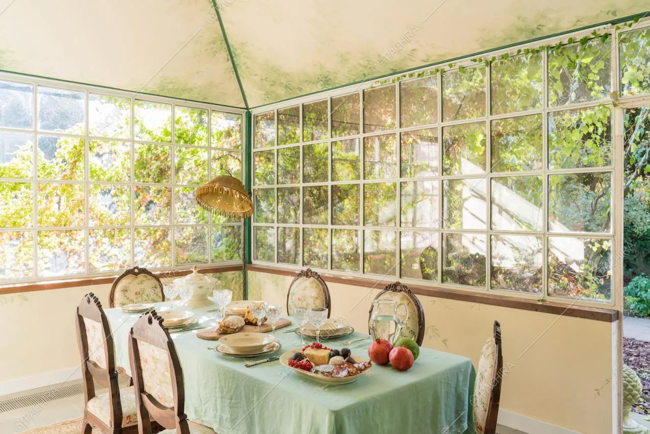 La veranda della location