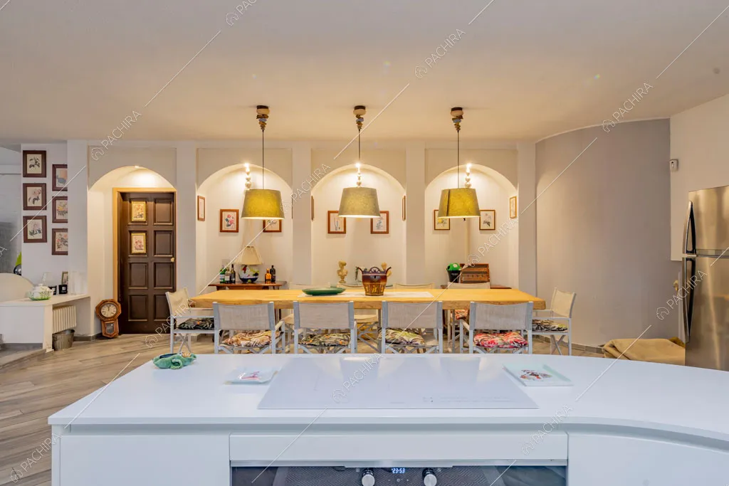 Cucina della villa Ararat, location in stile classico a Milano