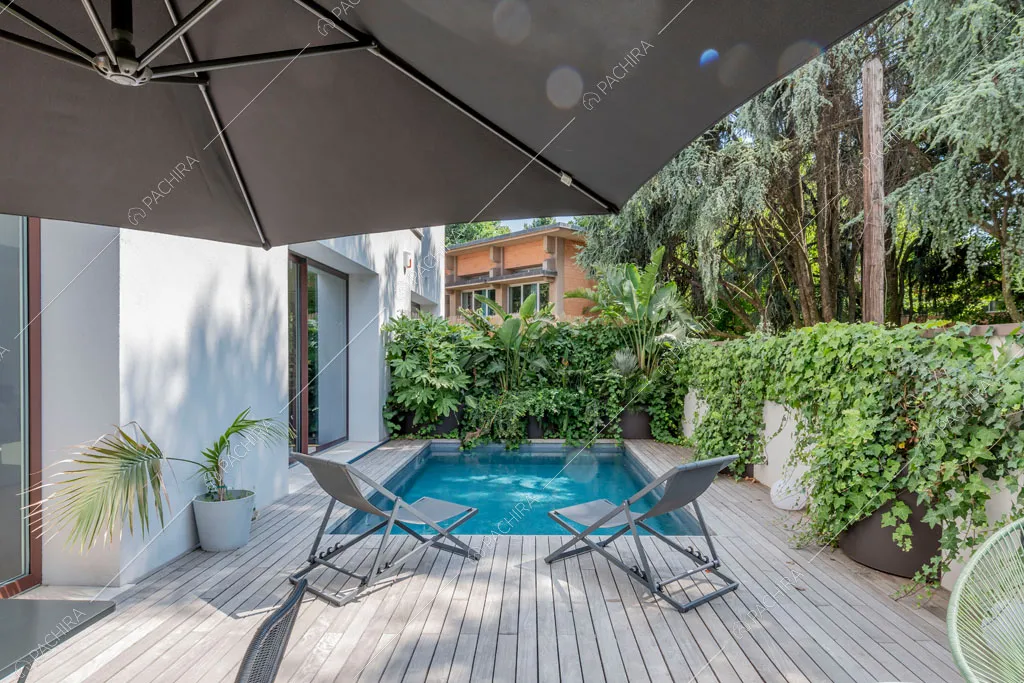 Giardino del loft Fenice, location in stile contemporaneo a Milano