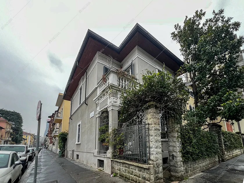 Esterni della villa Corallo, location in stile liberty a Milano