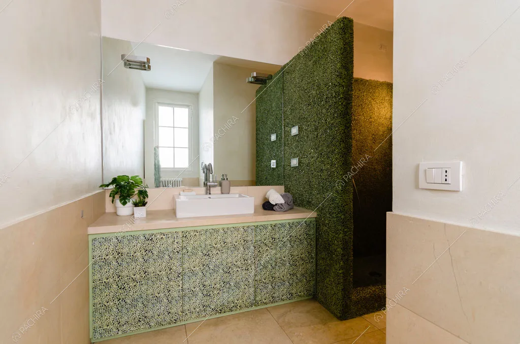 Bagno dell'appartamento Agrellite, location in stile moderno a Milano