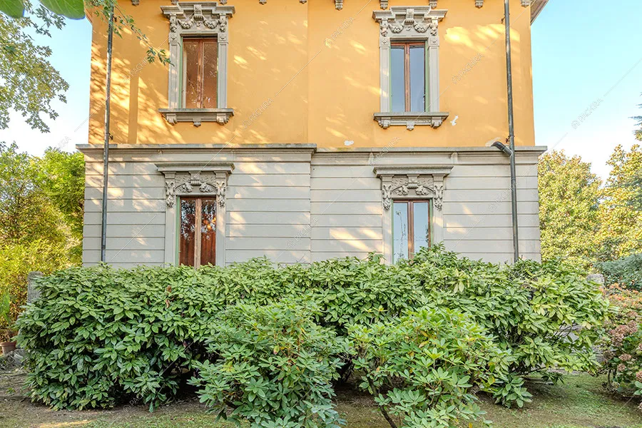 Giardino della villa Nitra, location in stile vintage a Milano