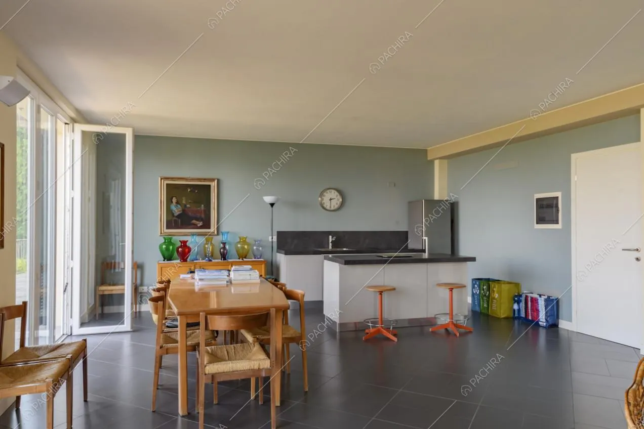 Cucina a vista con bancone