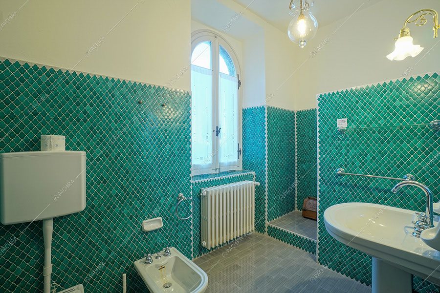 Bagno della villa rustica Tapioca, location per shooting a Rimini