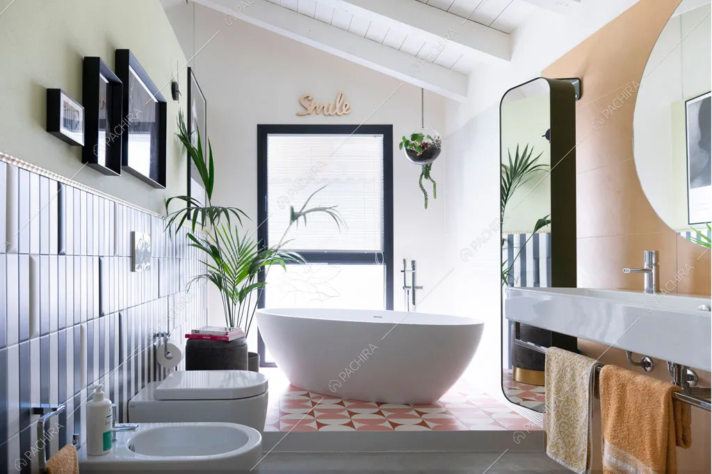 Bagno della location Eyre, villa in stile moderno a Piacenza