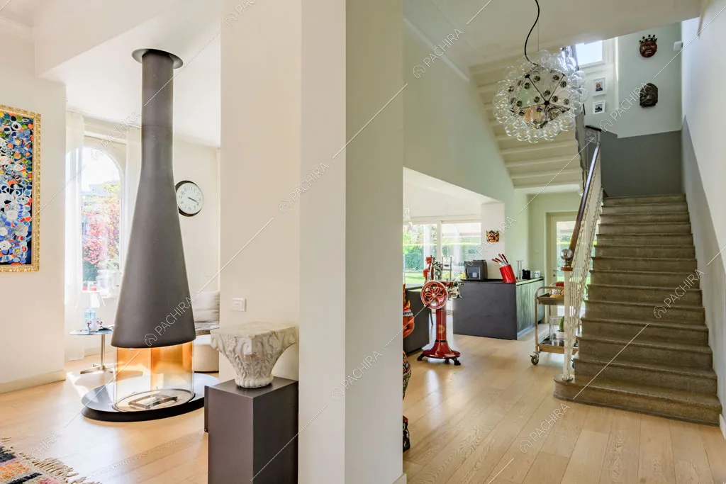 Salotto della villa Colorado, location in stile moderno a Varese