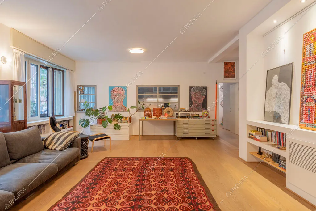 Sala dell'appartamento Mungo, location in stile contemporaneo a Milano