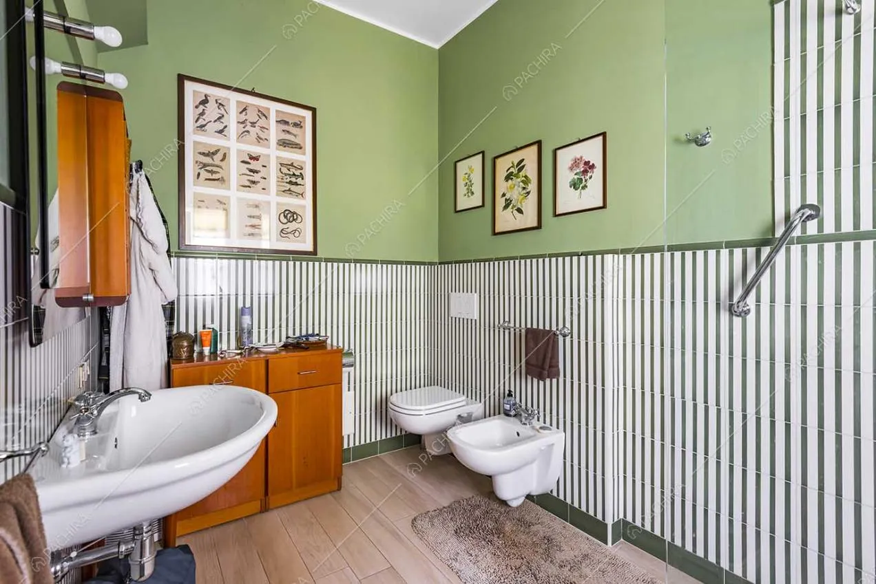 Bagno della villa Archibusa, location in stile classico a Como