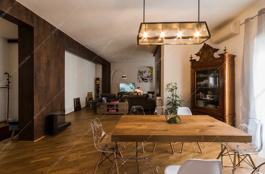 Sala dell'appartamento Araguaia, location in stile moderno a Roma
