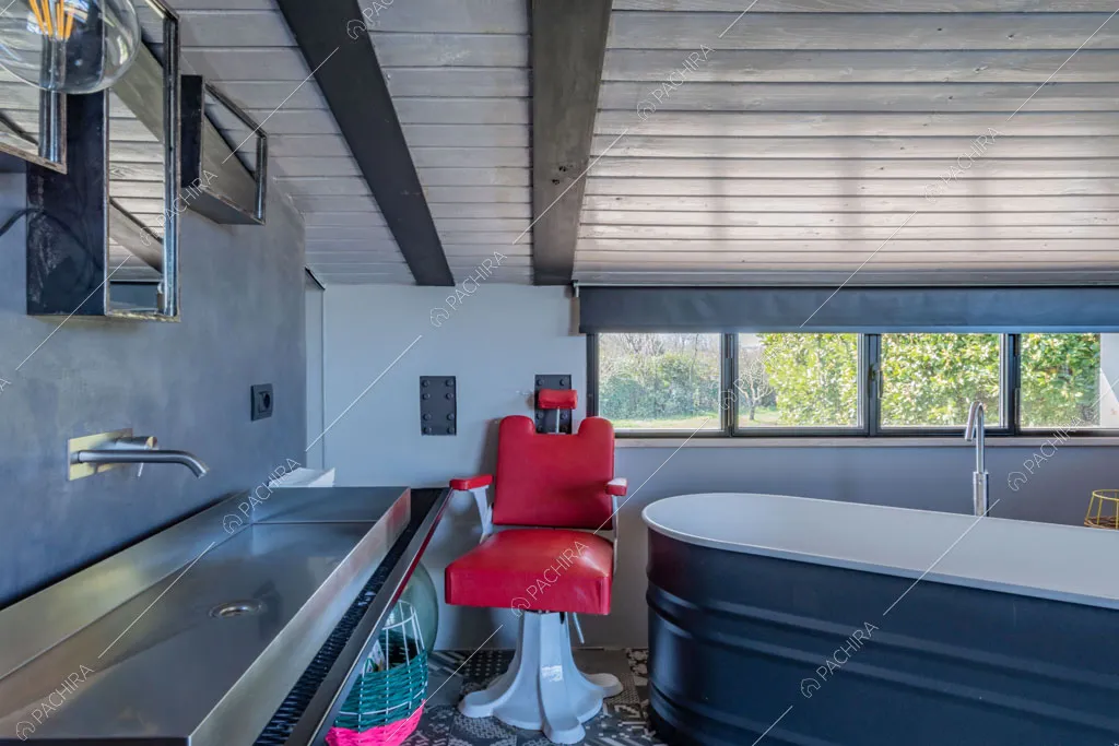 Bagno della location Seine, loft in stile industriale a Roma